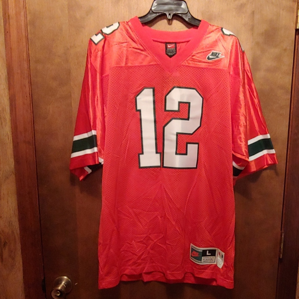 #001-Hurricane Nike jersey. Size large.